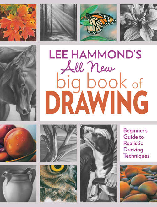 Book cover of Lee Hammond's All New Big Book of Drawing: Beginner's Guide to Realistic Drawing Techniques