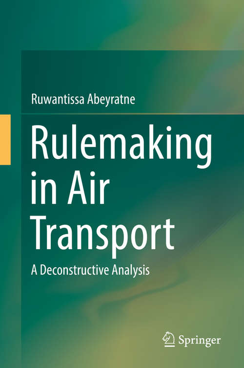 Book cover of Rulemaking in Air Transport