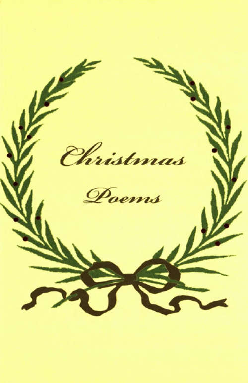 Book cover of Christmas Poems