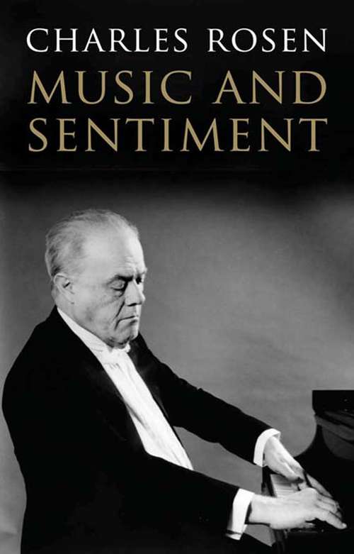 Book cover of Music and Sentiment