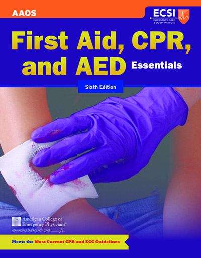 Book cover of First Aid, CPR, and AED Essentials