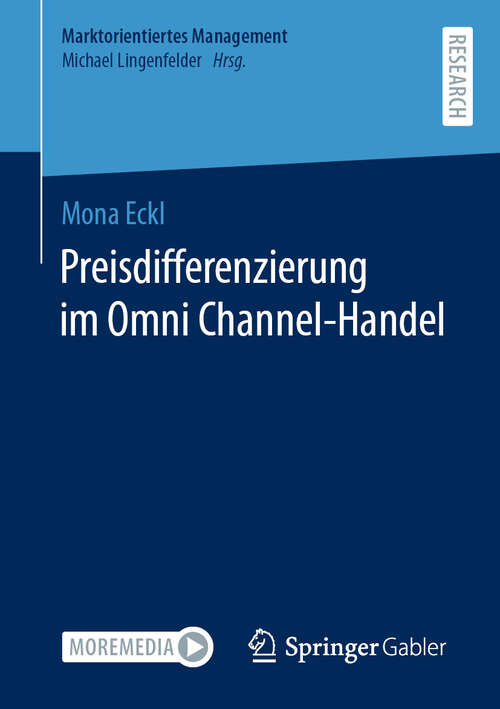 Book cover of Preisdifferenzierung im Omni Channel-Handel (2024) (Marktorientiertes Management)