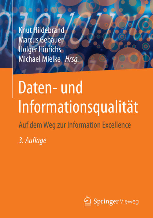 Book cover of Daten- und Informationsqualität: Auf dem Weg zur Information Excellence
