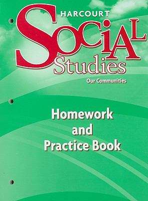 Book cover of Our Communities: Homework and Practice Book, Grade 3