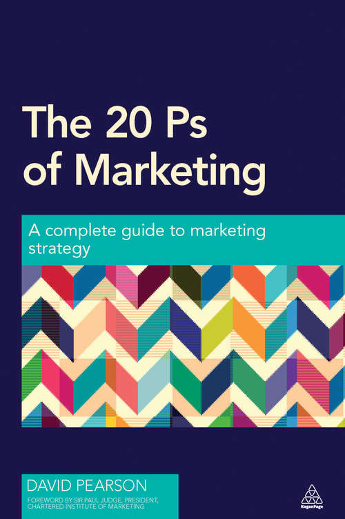 Book cover of The 20 Ps of Marketing