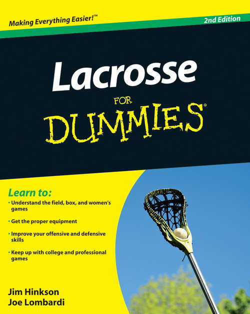 Book cover of Lacrosse For Dummies (2)
