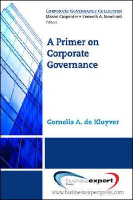 Book cover of A Primer on Corporate Governance