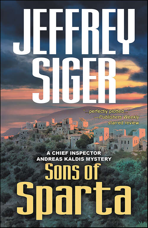 Book cover of Sons of Sparta (Chief Inspector Andreas Kaldis Mysteries #6)