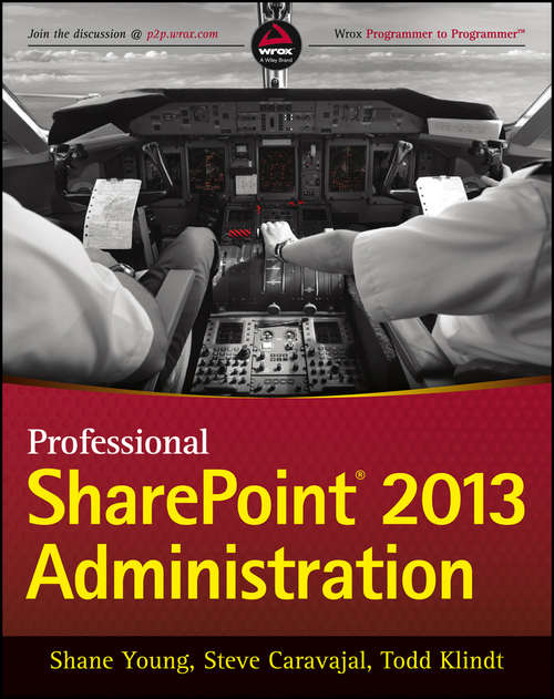 Book cover of Professional SharePoint 2010 Administration