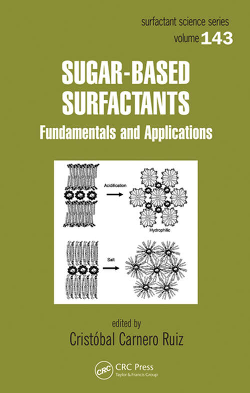 Book cover of Sugar-Based Surfactants: Fundamentals and Applications (1)
