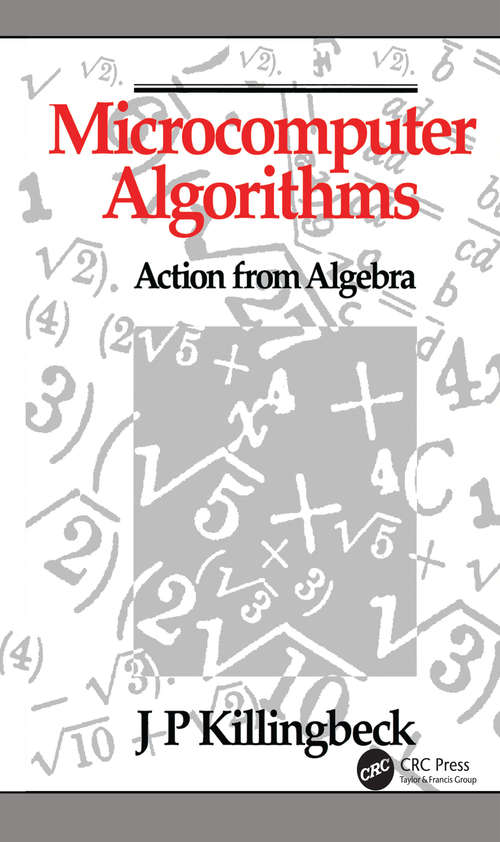 Book cover of Microcomputer Algorithms: Action from Algebra