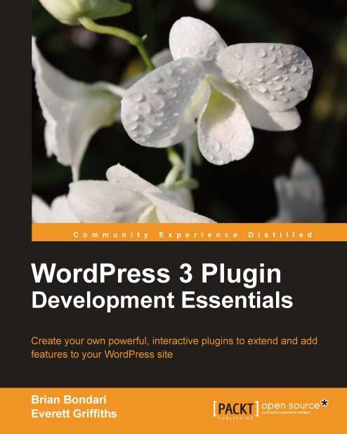 Book cover of WordPress 3 Plugin Development Essentials