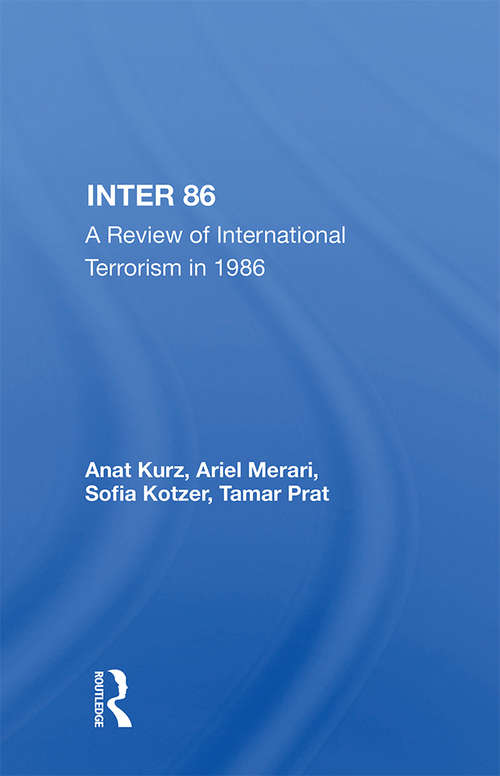 Inter 86: A Review Of International Terrorism In 1986