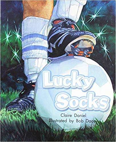 Book cover of Lucky Socks (Rigby Leveled Library, Level K #37)