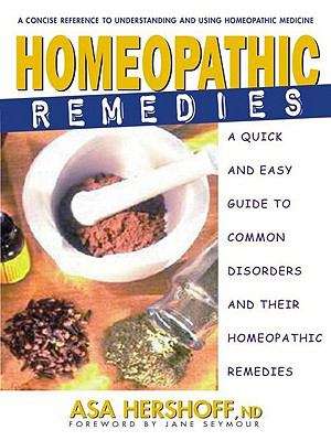 Book cover of Homeopathic Remedies