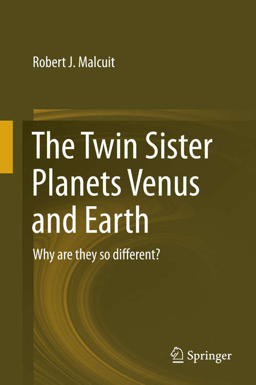 Book cover of The Twin Sister Planets Venus and Earth