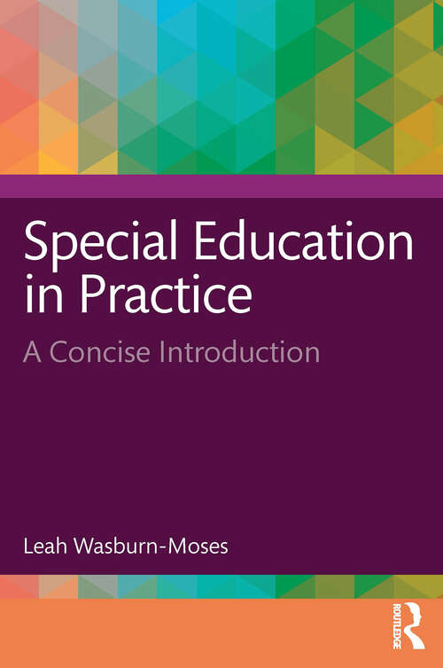 Book cover of Special Education in Practice: A Concise Introduction (1)