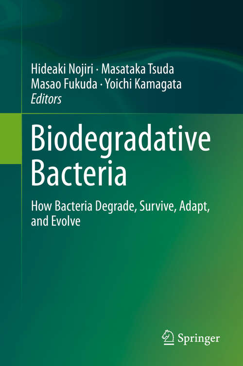 Book cover of Biodegradative Bacteria