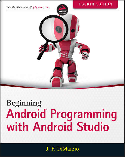 Book cover of Beginning Android Programming with Android Studio