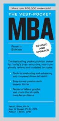 Book cover of The Vest-Pocket MBA: Fourth Edition (4) (Vest-pocket Ser.)