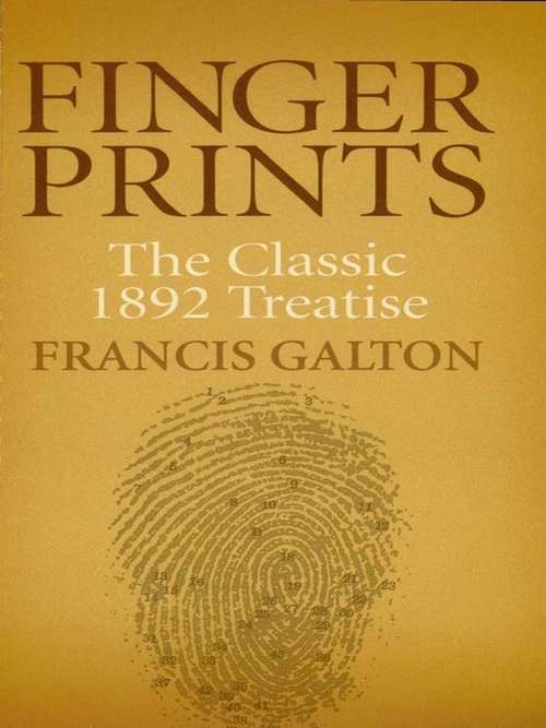 Book cover of Finger Prints: The Classic 1892 Treatise