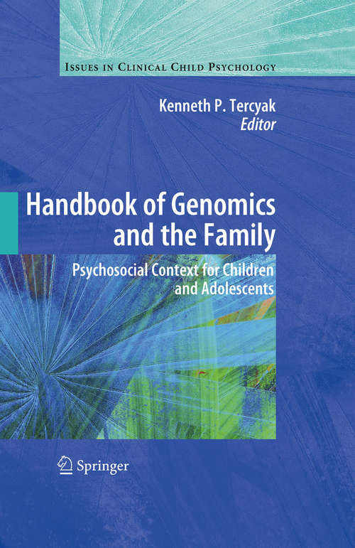 Book cover of Handbook of Genomics and the Family