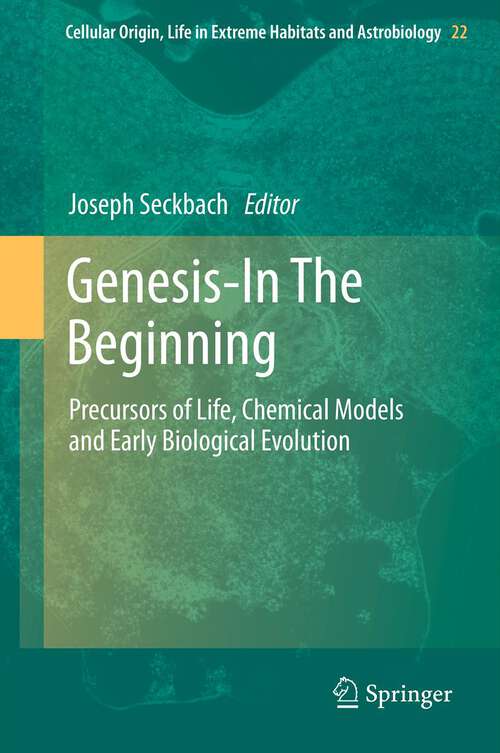 Book cover of Genesis - In The Beginning