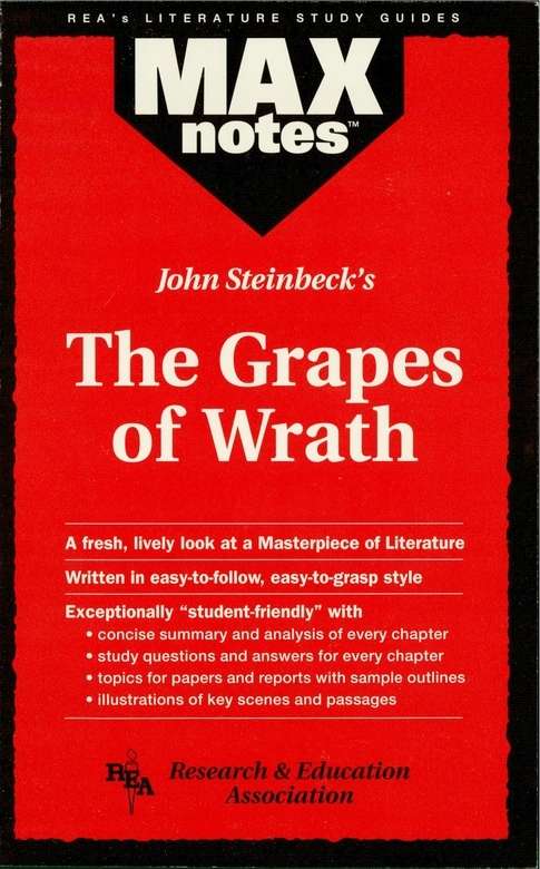 Book cover of The Grapes of Wrath (MAXNotes Literature Guides)