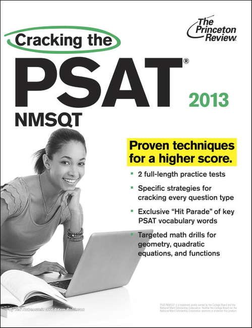 Book cover of Cracking the PSAT/NMSQT, 2013 Edition