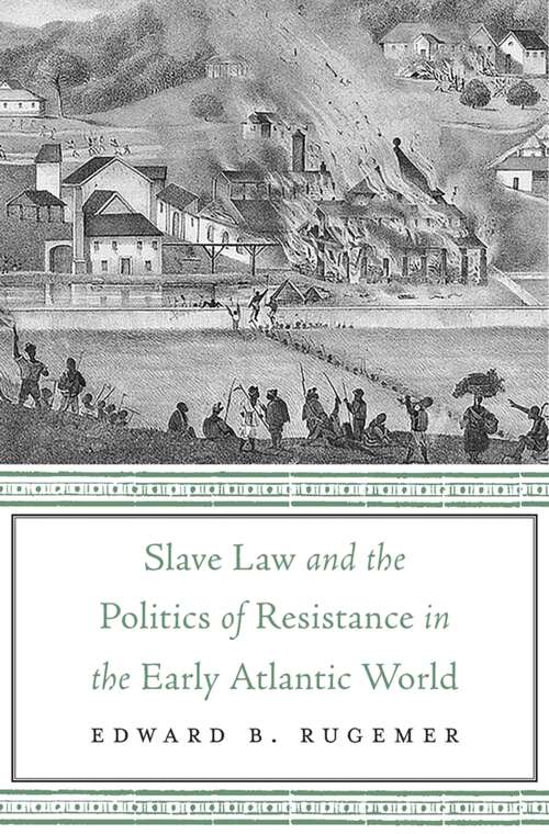 Book cover of Slave Law and the Politics of Resistance in the Early Atlantic World