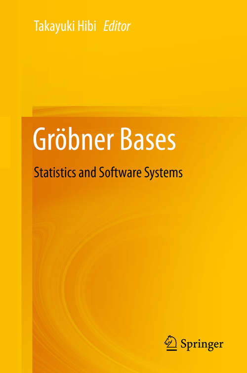 Book cover of Gröbner Bases