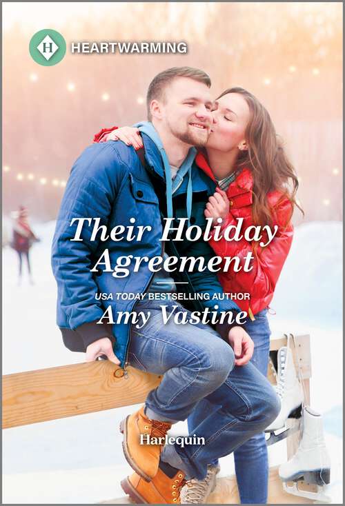 Book cover of Their Holiday Agreement: A Clean and Uplifting Romance (Original) (A Seasons Inn Romance)