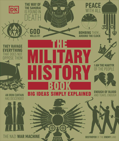 Book cover of The Military History Book (DK Big Ideas)
