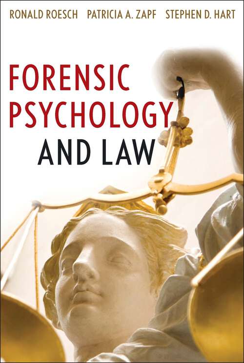 Book cover of Forensic Psychology and Law