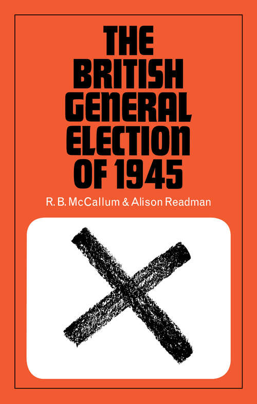 Book cover of The British General Election