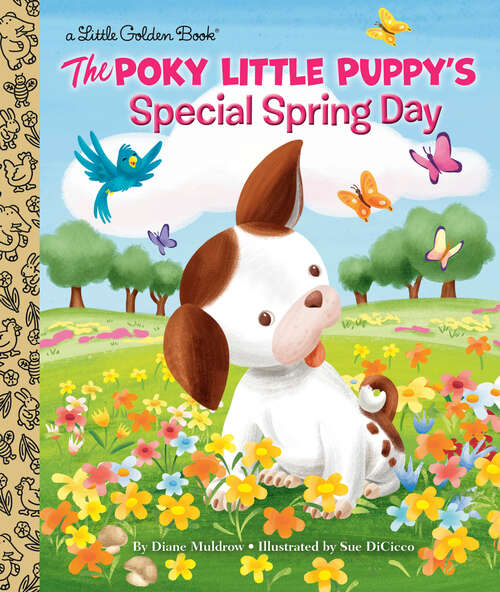 Book cover of The Poky Little Puppy's Special Spring Day (Little Golden Book)