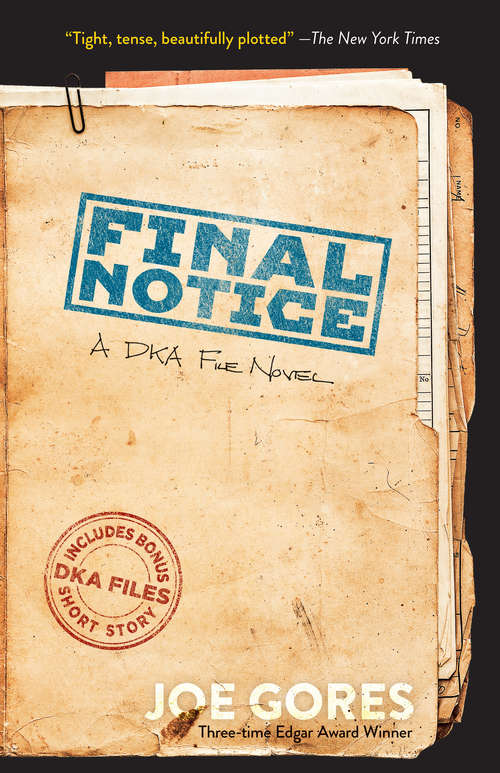 Book cover of Final Notice: A DKA File Novel