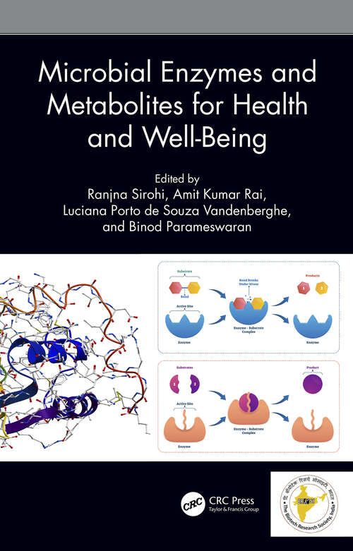Book cover of Microbial Enzymes and Metabolites for Health and Well-Being