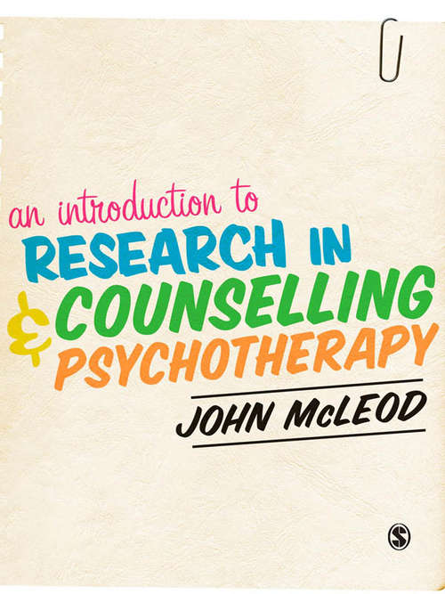 An Introduction to Research in Counselling and Psychotherapy
