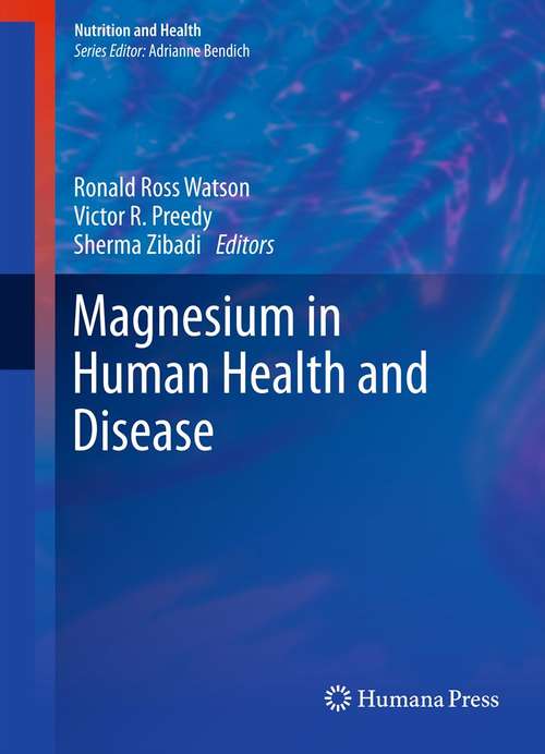 Book cover of Magnesium in Human Health and Disease
