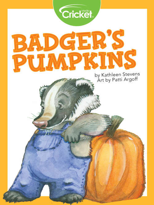 Book cover of Badger's Pumpkins