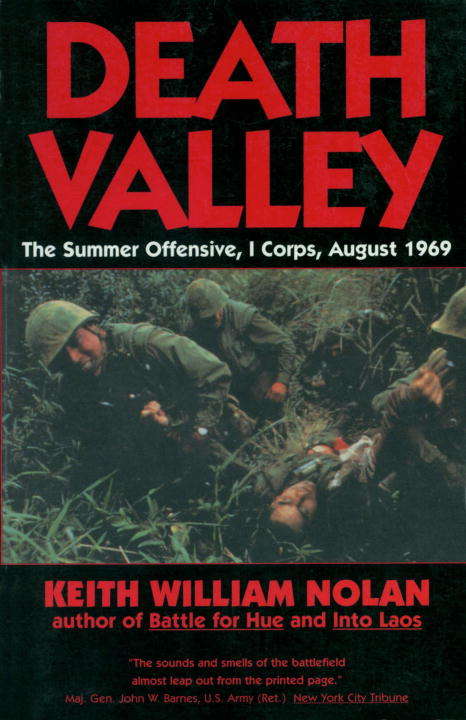 Book cover of Death Valley: The Summer Offensive, I Corps, August 1969