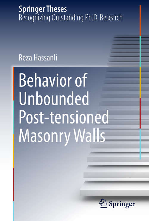 Book cover of Behavior of Unbounded Post- tensioned Masonry Walls (Springer Theses)