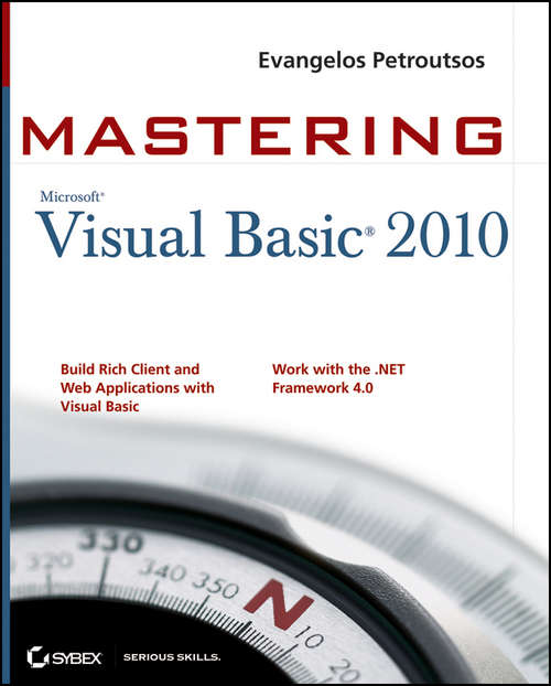 Book cover of Mastering Microsoft Visual Basic 2010