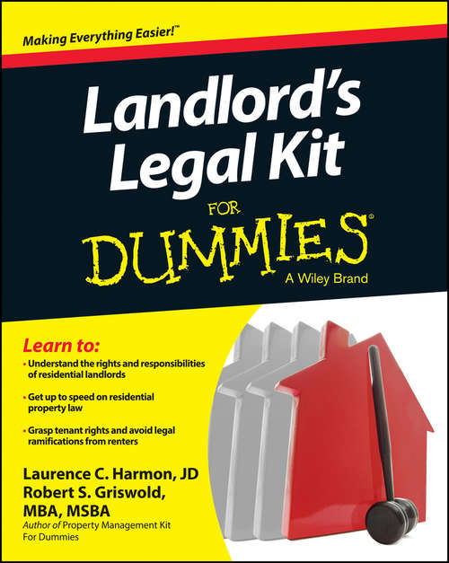 Book cover of Landlord's Legal Kit For Dummies