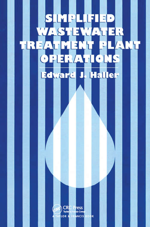 Book cover of Simplified Wastewater Treatment Plant Operations (1)