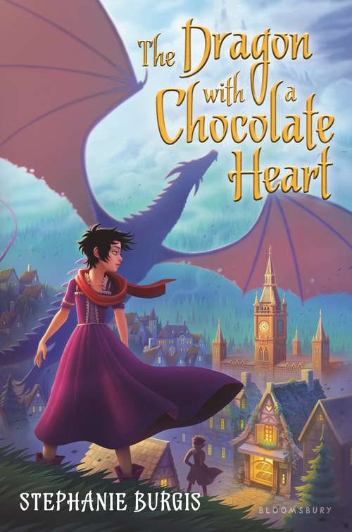 Book cover of The Dragon With A Chocolate Heart