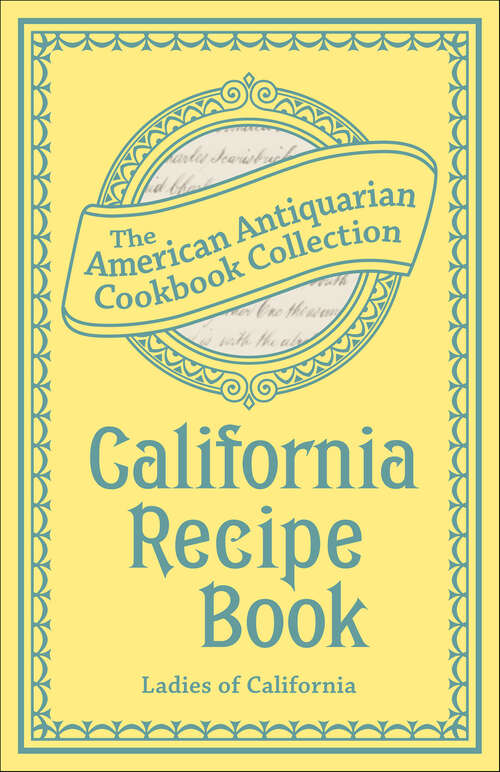 Book cover of California Recipe Book