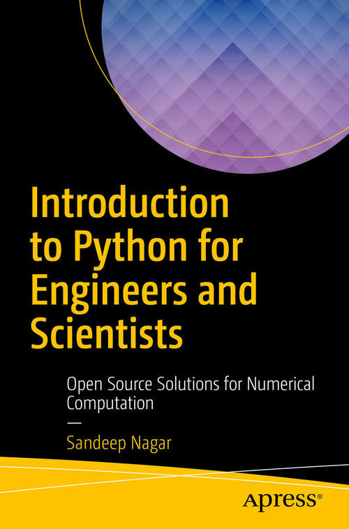 Book cover of Introduction to Python for Engineers and Scientists