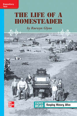 Book cover of The Life of a Homesteader: On Level, Grade 3